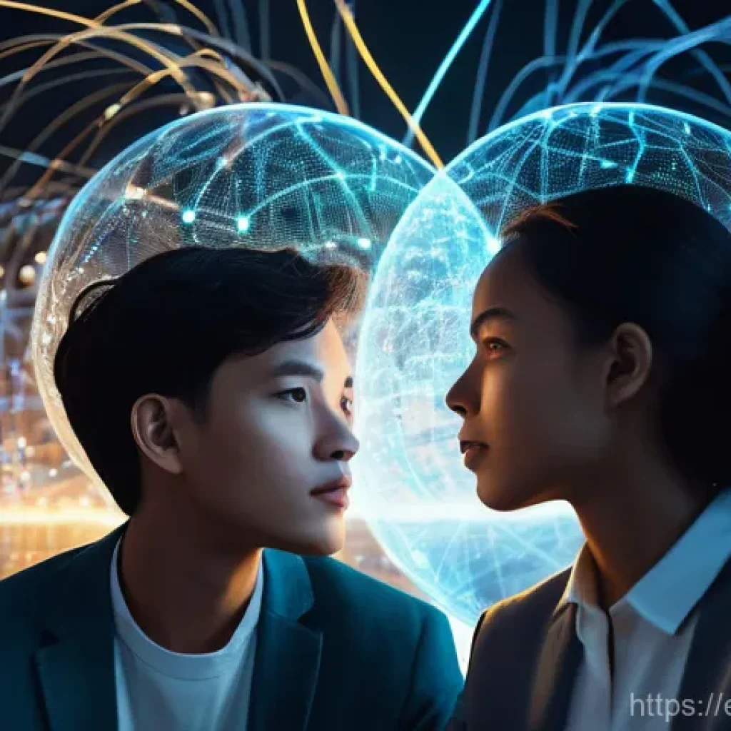 Transformer 모델 구조 - The Dawn of Contextual Understanding**
"A diverse group of young adults, dressed in modern, casual a...