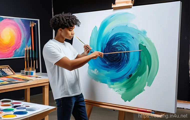 Transformer 모델 구조 - The Intelligent Focus: Unveiling Hidden Linguistic Connections**
"A focused, diverse individual (mid...