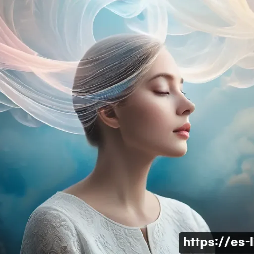 정신분석과 언어 - **"Whispers of the Unconscious"**
    A visually stunning surreal artwork depicting a thoughtful adu...