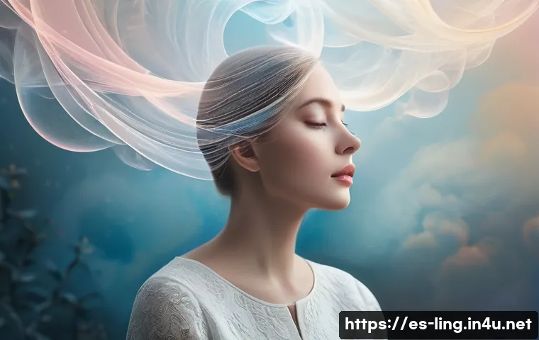 정신분석과 언어 - **"Whispers of the Unconscious"**
    A visually stunning surreal artwork depicting a thoughtful adu...