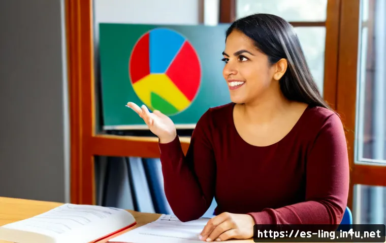 음운론 기초 - Photorealistic Spanish-language classroom phonology lesson, friendly Latina teacher demonstrating sp...