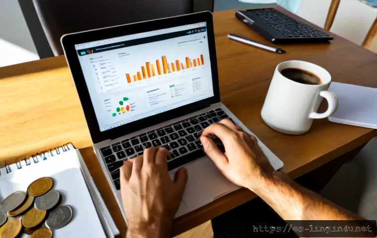 Home 30 검색 쿼리 분석 - Photorealistic overhead view of a Spanish-speaking digital marketer analyzing search query patterns ...